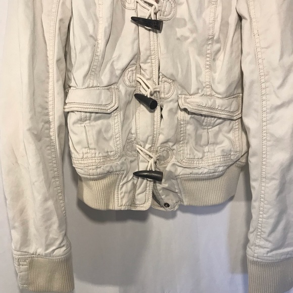 AF Duffle Coat In Off White - Picture 3 of 6